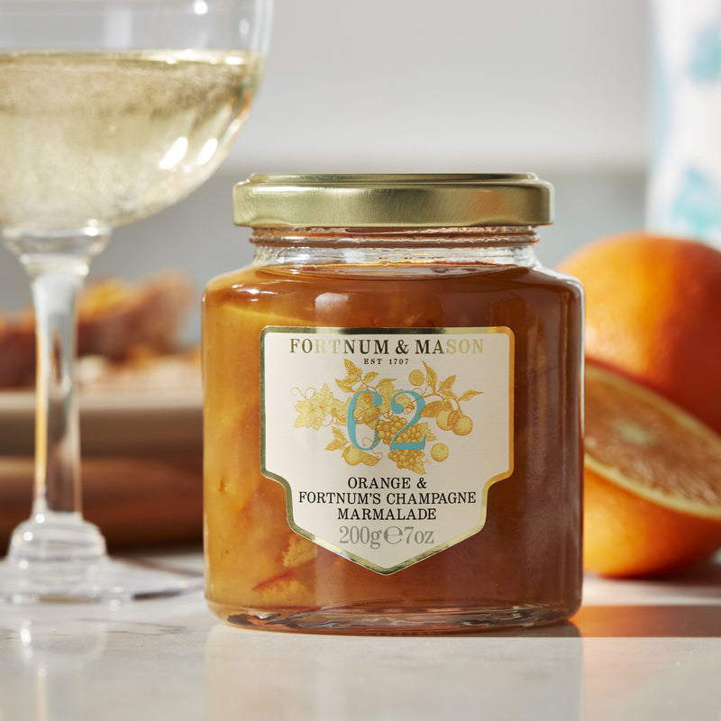 Fortnum's orange and champagne marmalade 200g, imported from the UK