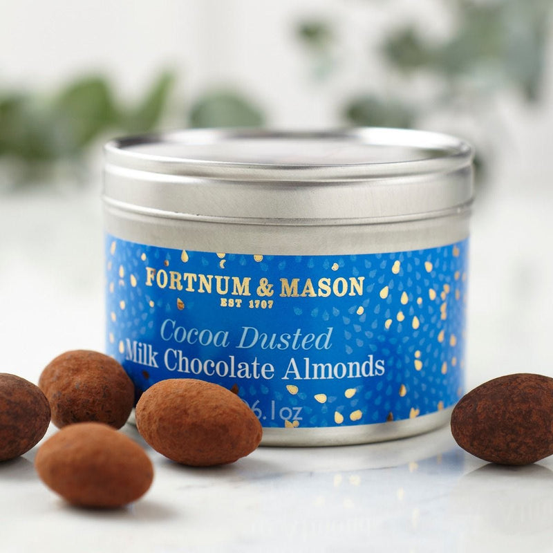 Cocoa dusted milk chocolate almonds 170g - British product
