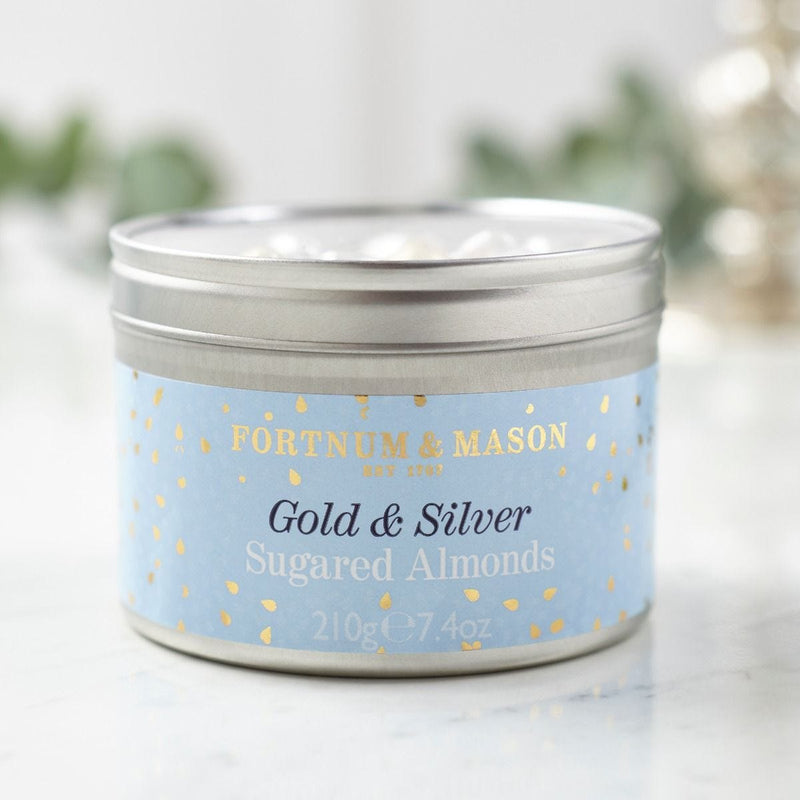 Sugared almonds in gold and silver 210g, UK version