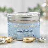 Sugared almonds in gold and silver 210g, UK version