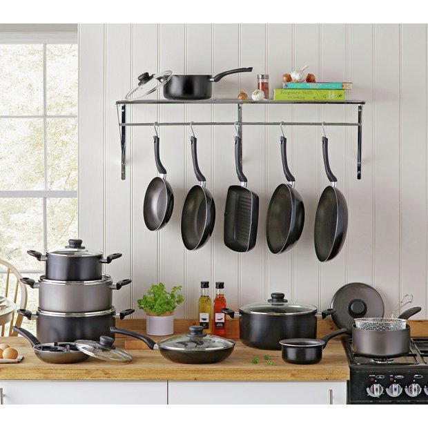 Argos Home non-stick aluminium stock pot 32cm - British product