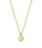 Chopard Happy Diamonds pendant necklace 18k yellow gold, UK version