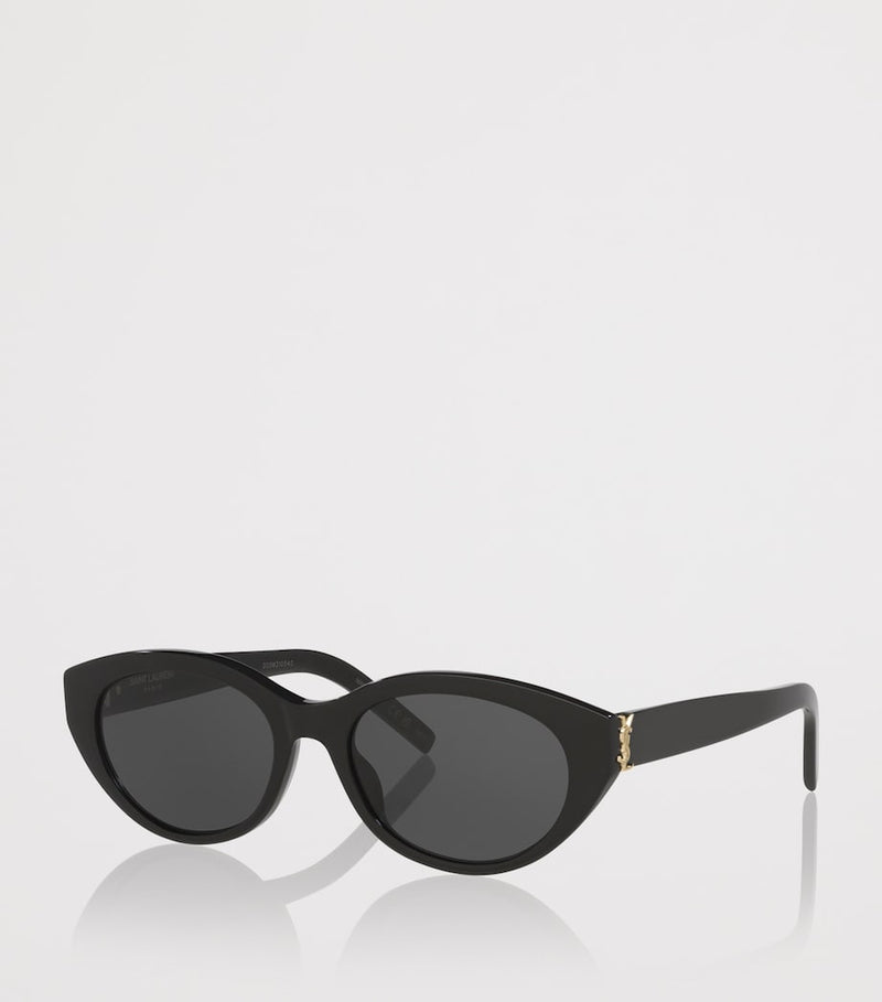 Saint Laurent acetate round sunglasses, imported from the UK