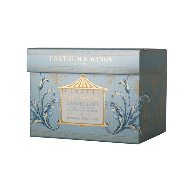 Darjeeling FTGFOP whole leaf tea silky teabags 37.5g - British product