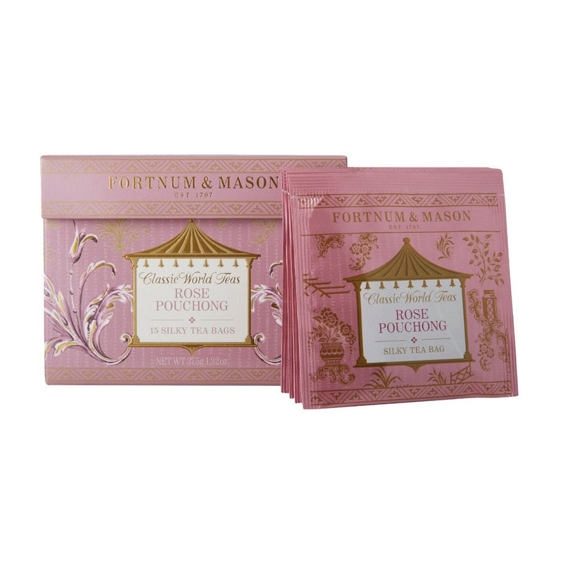 Rose Pouchong whole leaf silky tea bags 15 37.5g, UK version