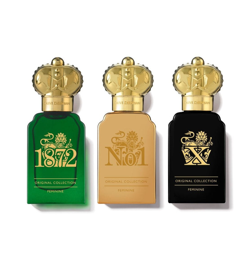 Clive Christian feminine travel fragrance set 3x10ml, imported from the UK