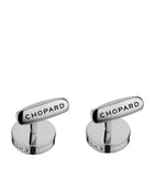 Chopard Classic Racing cufflinks carbon fibre steel - British product