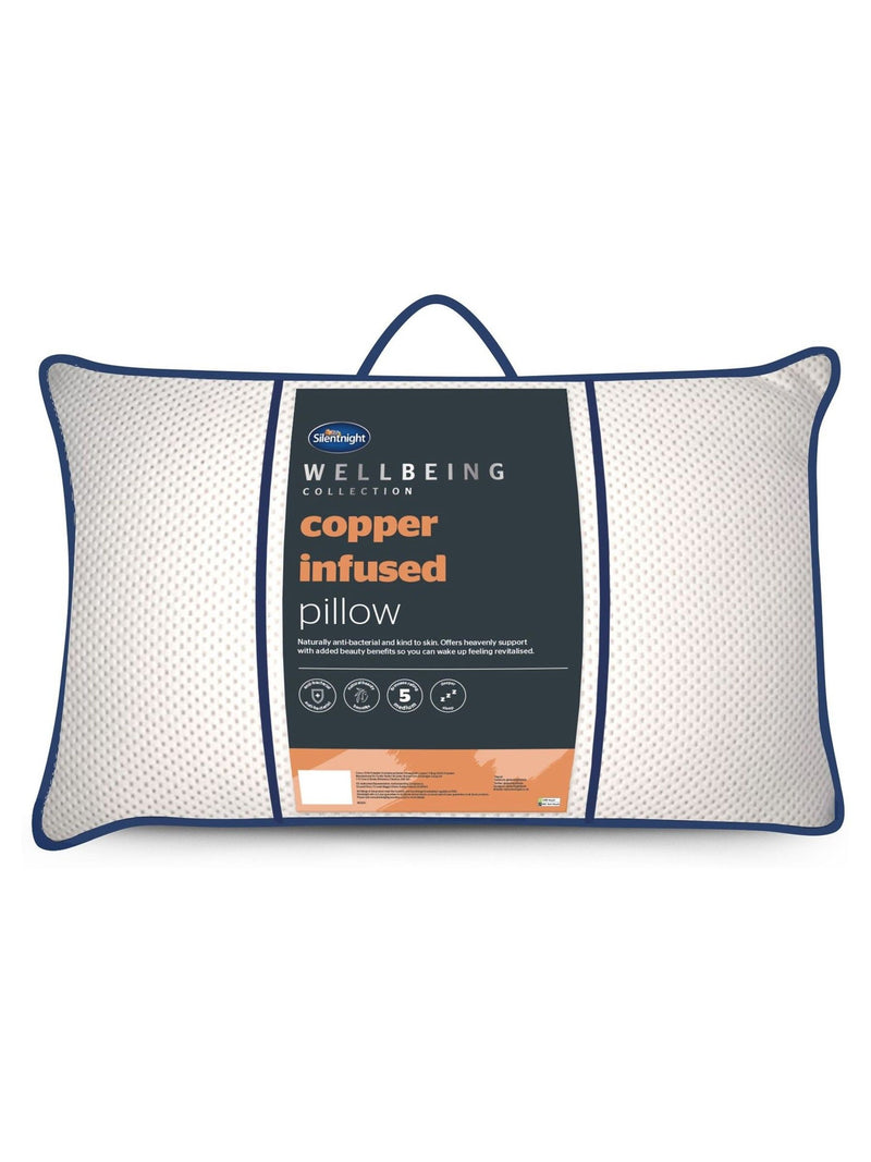 Silentnight Copper White pillow (British brand)