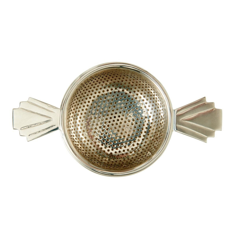 Fortnum's Art Deco double-handled tea strainer - British product