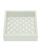 Riviere small quilted Febe Diamonds tray, imported from the UK