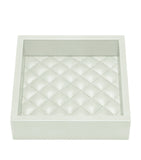 Riviere small quilted Febe Diamonds tray, imported from the UK