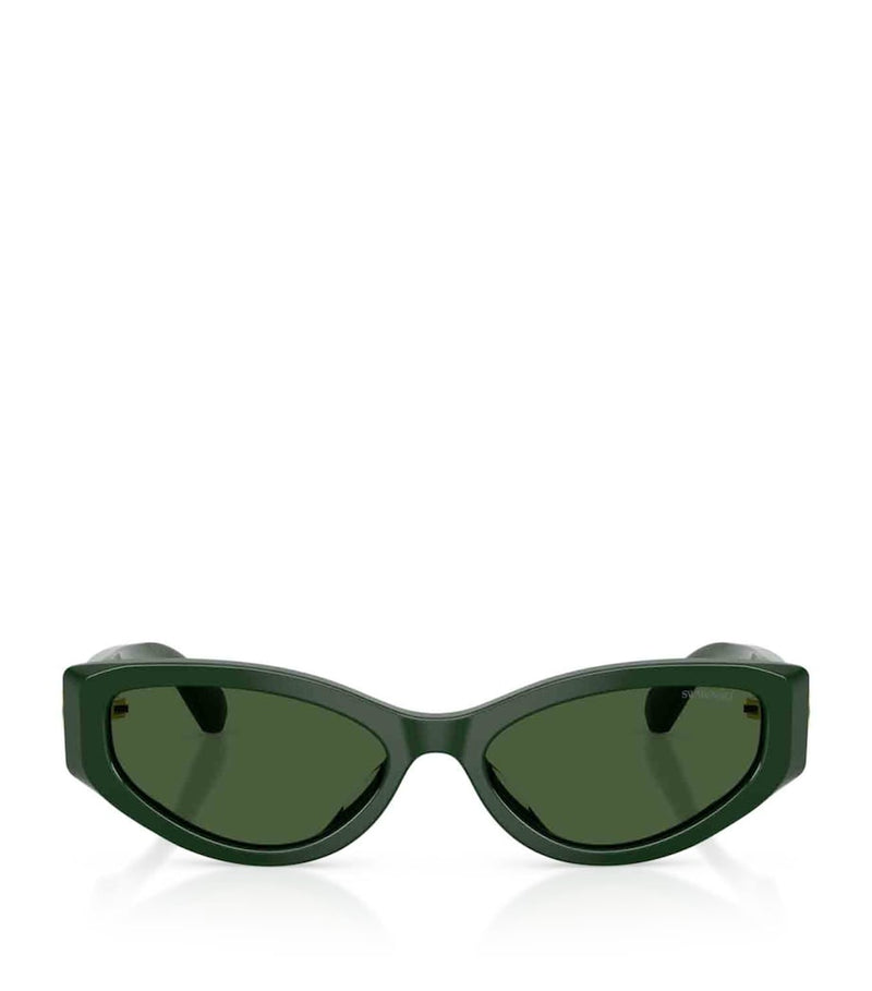 Swarovski cat eye sunglasses with crystal accents, UK version