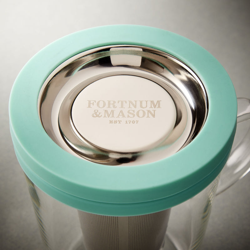 Fortnum's glass infuser travel mug (British brand)
