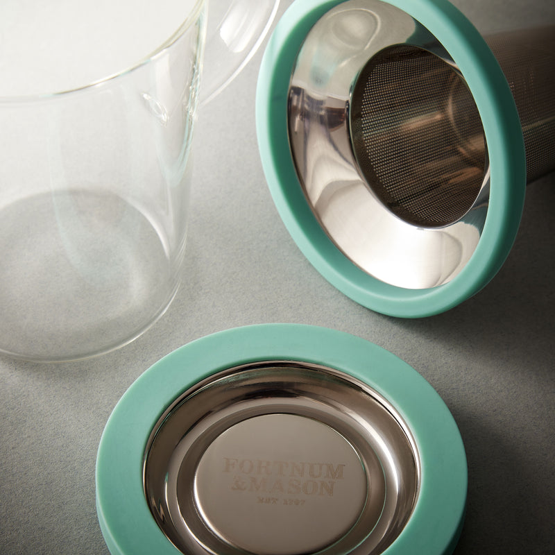 Fortnum's glass infuser travel mug (British brand)