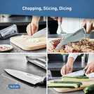 Tefal Eversharp chef knife with integrated sharpener 35.2cm (British brand)