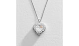 Moon & Back silver Mum locket necklace 18 inch (British brand)