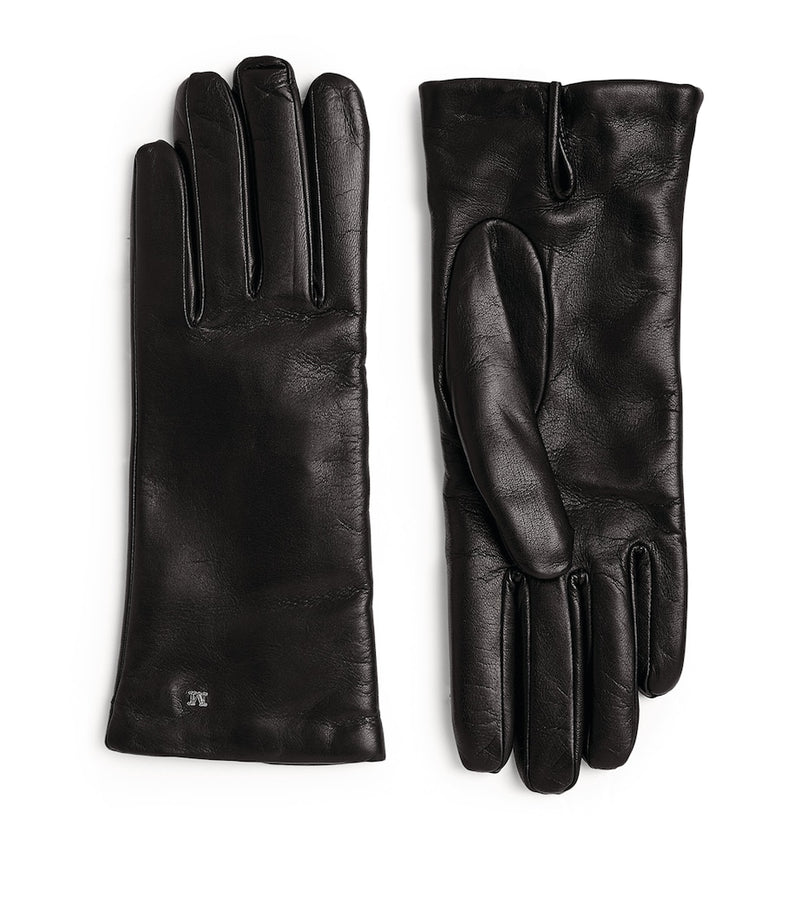 Max Mara lamb leather gloves with wool lining (British brand)