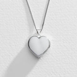 Moon & Back crystal heart locket 18 inch, imported from the UK