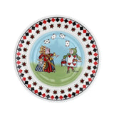 Halcyon Days Alice in Wonderland Queen of Hearts plate - British product