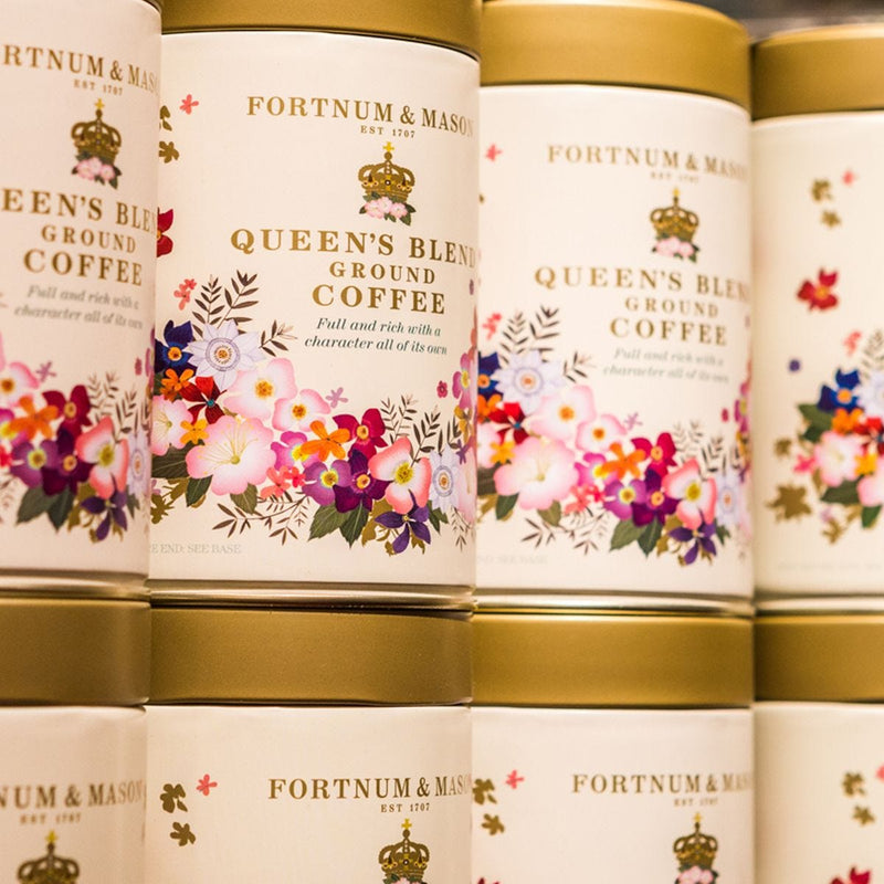 Queen's Blend ground coffee 250g tin (British brand)