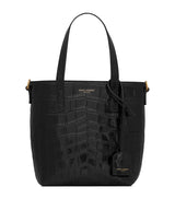 Harrods Saint Laurent Mini Toy Croc-Embossed Tote Bag- Buy online at McGrocer