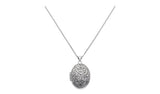 Argos Moon & Back Silver Oval 4 Photo Locket Pendant Necklace 45.72cm- Buy online at McGrocer