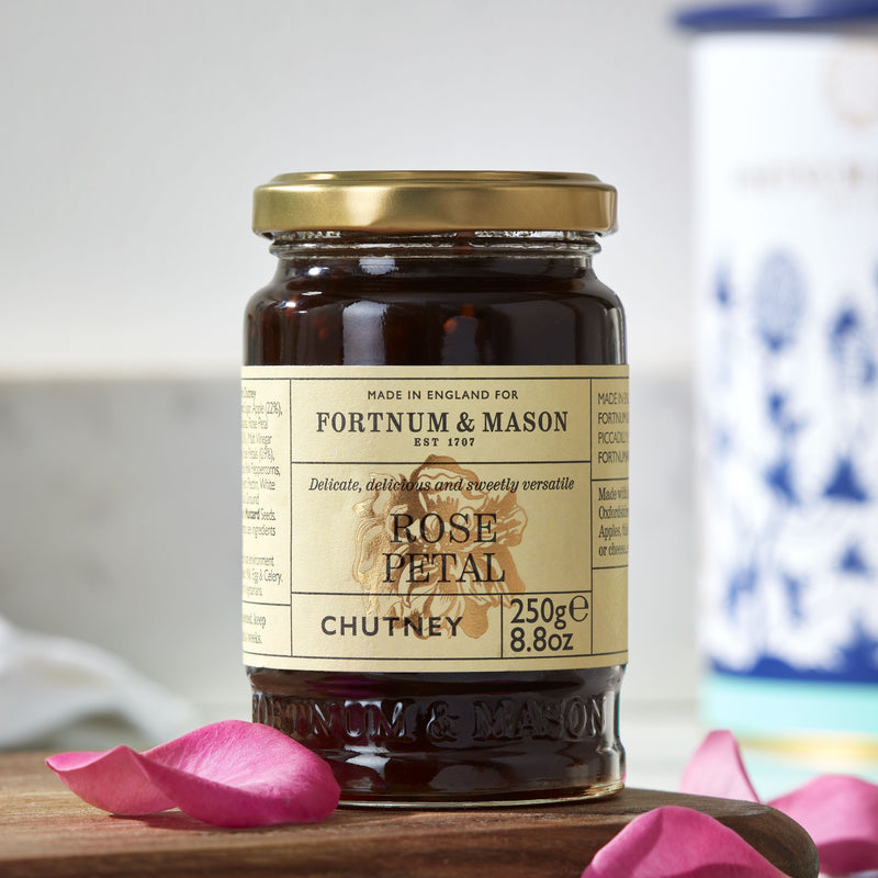 Rose petal chutney with pink peppercorns 250g, UK version
