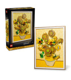 Van Gogh Sunflowers wall art building set with 2615 pieces, UK version