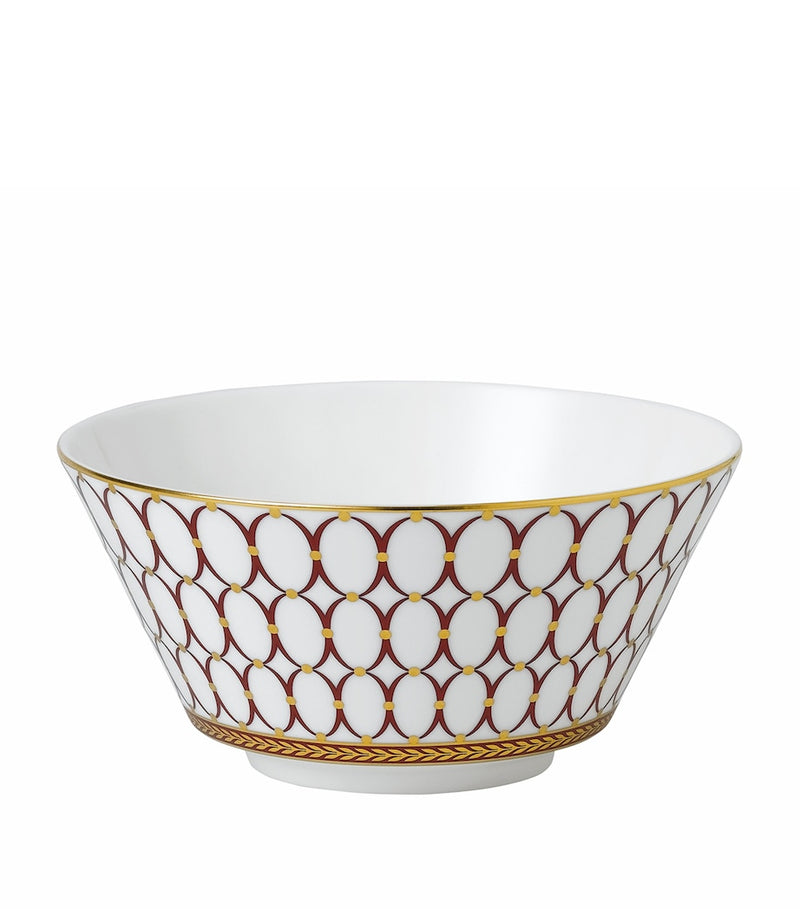 Wedgwood Renaissance Red cereal bowl 15cm (British brand)