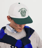 RLX Ralph Lauren Wimbledon baseball cap green ivory 100% cotton, imported from the UK