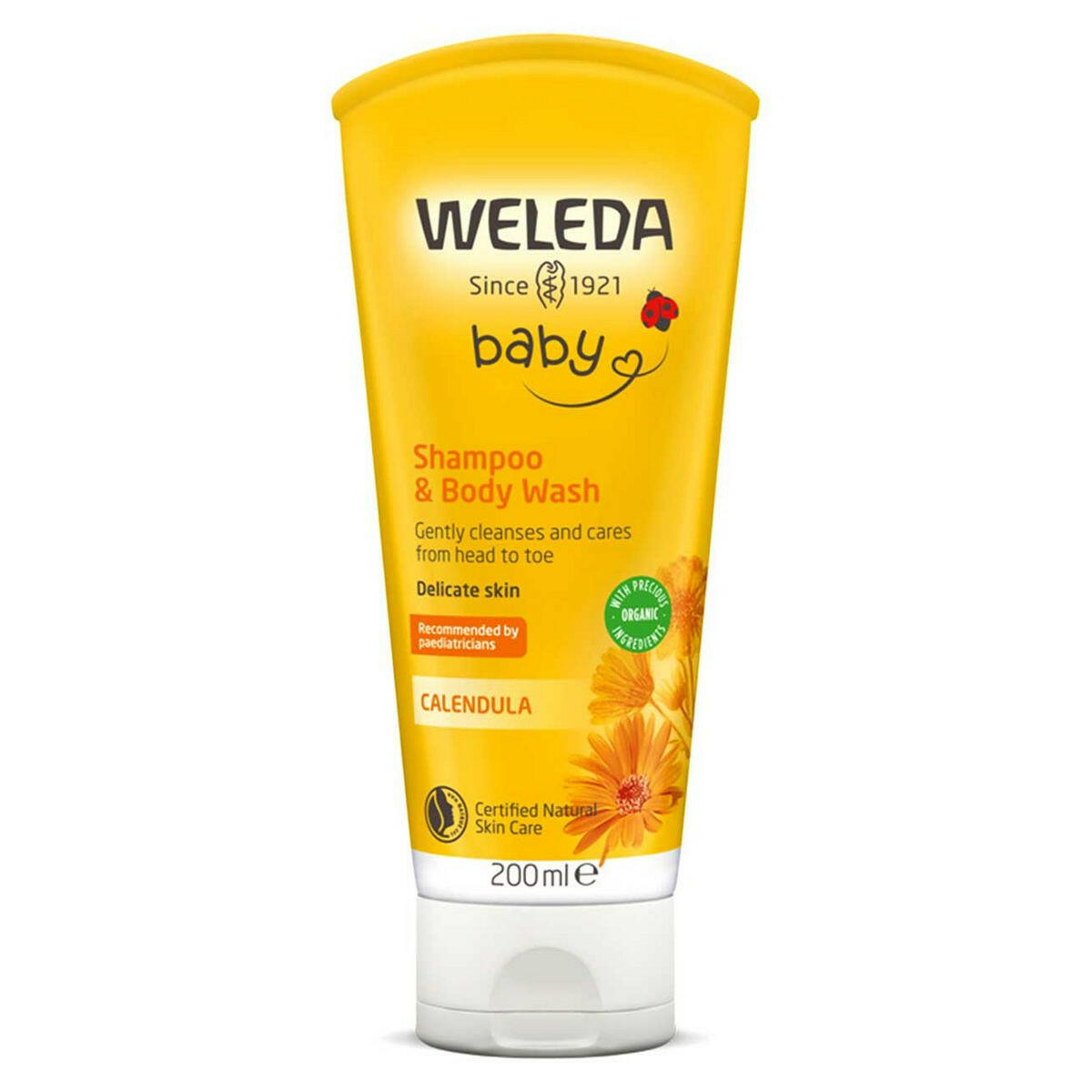 Weleda Calendula Shampoo & Body Wash 200ml Toys & Kid's Zone Boots