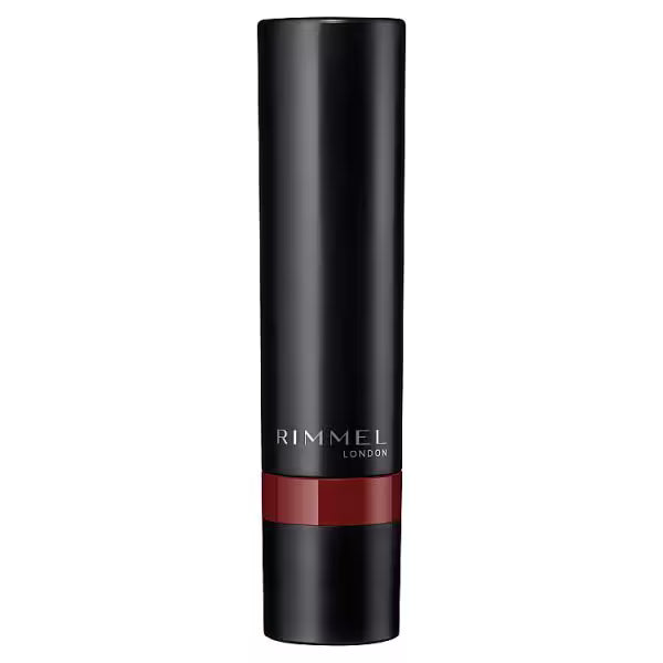 Rimmel Lasting Finish Matte Lipstick Hollywood Red, imported from the UK
