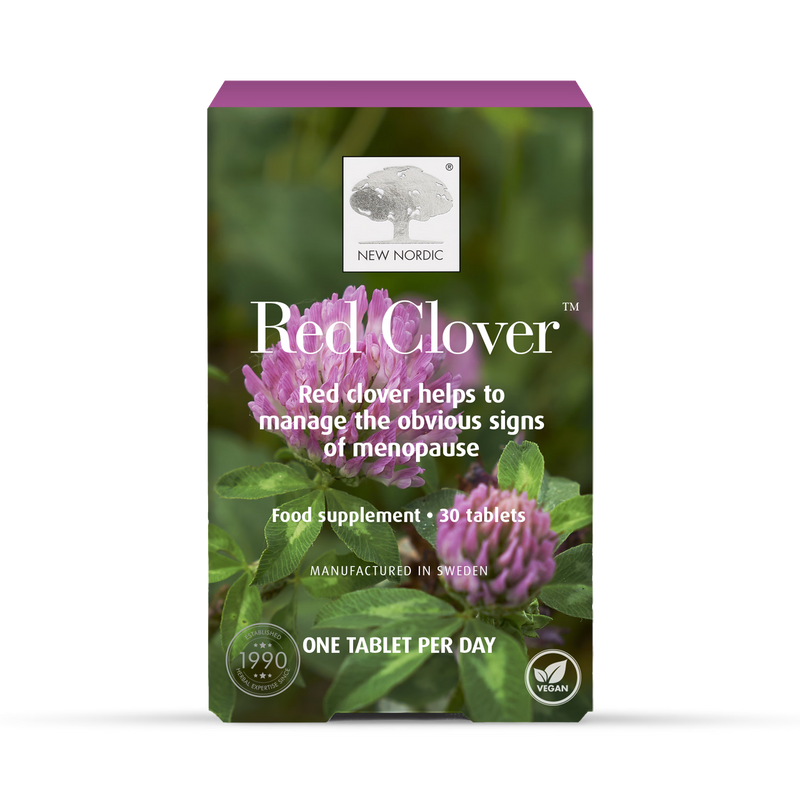 New Nordic Red Clover menopause supplement 30 tablets, UK version