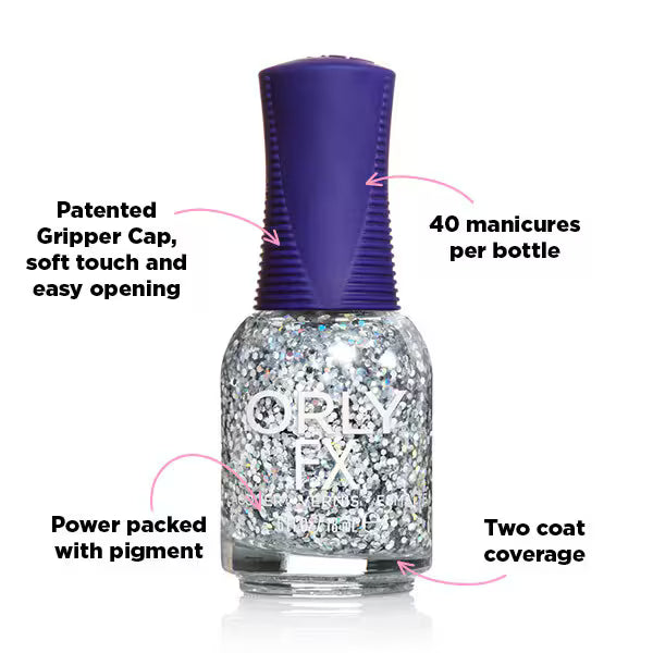 Orly Nail Polish Holy Holo 18ml, imported from the UK