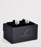 Deakin & Francis sterling silver knot cufflinks (British brand)