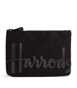 Harrods Harrods Medium Cotton Logo Pouch Storage Pouch- Buy online at McGrocer