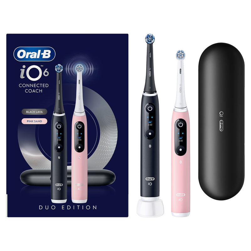 Oral-B iO 6 electric toothbrush 2-pack (British brand)