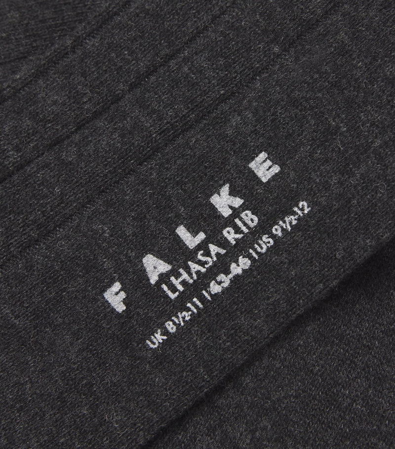 Falke wool-cashmere blend Lhasa ribbed socks, UK version