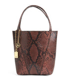 Chloé Spin tote bag snakeskin effect small size (British brand)