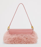 Dolce&Gabbana shoulder bag Marlene shearling trim (British brand)