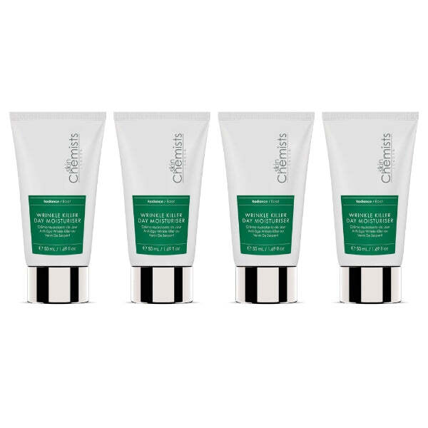 skinChemists wrinkle killer moisturiser 50ml pack of 4 (British brand)