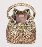 Jimmy Choo Bon Bon embellished top-handle bag, imported from the UK