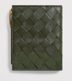 Bottega Veneta small leather-suede bifold wallet (British brand)