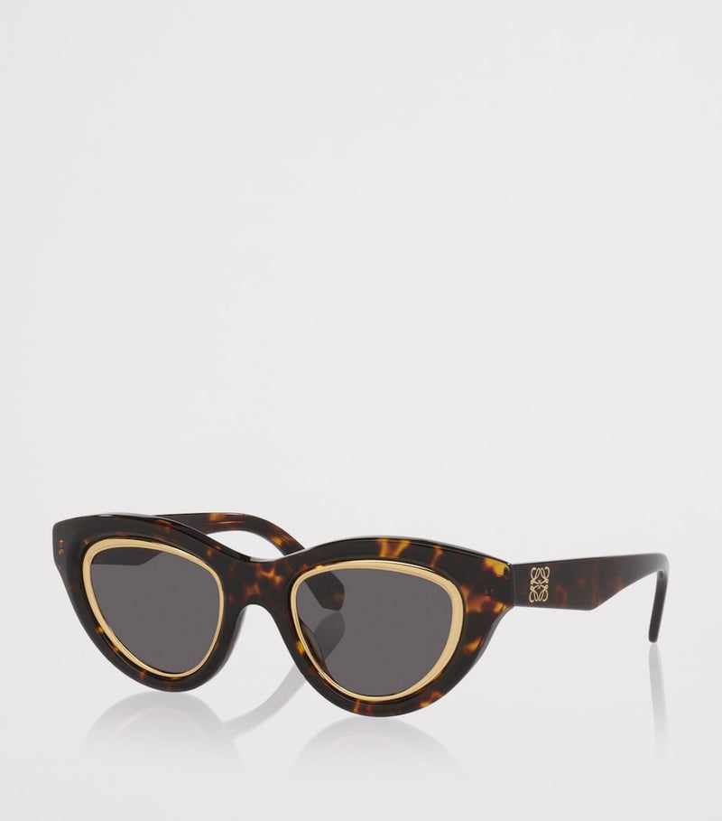 LOEWE mini cat eye sunglasses with Anagram plaque (British brand)