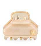 Alexandre de Paris gold-plated mini claw hair clip 1.8cm, UK version