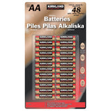 Costco UK Kirkland Signature Alkaline AA Batteries 48 Pack- Buy online at McGrocer