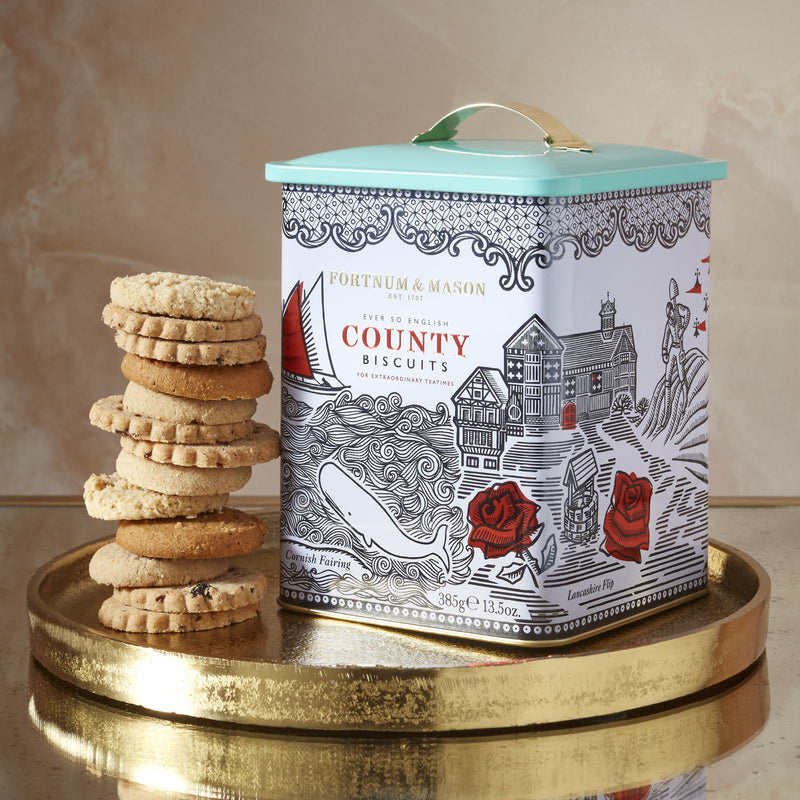 County biscuit selection 385g tin - British product