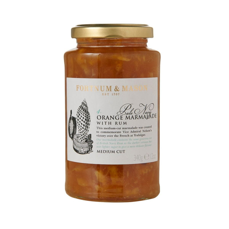 Pale Navy medium-cut marmalade 340g, imported from the UK