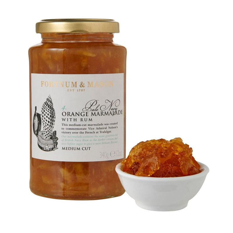 Pale Navy medium-cut marmalade 340g, imported from the UK
