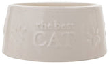 Argos Best of Breed Paw Prints The Best Cat Small Ceramic Cat Bowl- Buy online at McGrocer